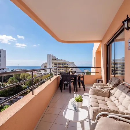 Varanda Vista Mar E 2 Camas De Casal No Paraiso Sol Da Rocha Appartamento Portimão