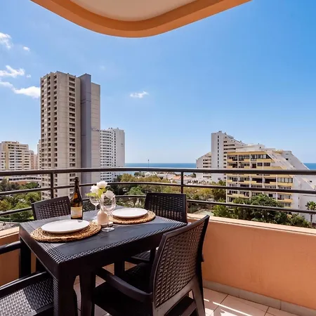Varanda Vista Mar E 2 Camas De Casal No Paraiso Sol Da Rocha Appartamento Portimão